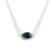 BLUE SAPPHIRE Gemstone Necklace : 18