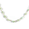 EMERALD Gemstones Raw Uncut Beads : Natural Untreated Emerald Sterling Silver Chain Necklace 16" Gift For Her