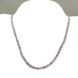 TOURMALINE & RUBY Gemstone NECKLACE : 12.86gms Natural Tourmaline Oval Shape Plain Necklace 5*4mm - 8*6mm 18" (With Video)