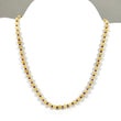 Yellow And Blue SAPPHIRE EMERALD RUBY Gemstone Necklace : Natural Sapphire Round Shape Plain & Faceted Necklace 3mm - 6mm 18"