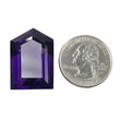 Amethyst Gemstone Normal Cut : 41.80cts Natural Untreated Amethyst Quartz Uneven Shape 26*18mm