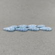 Blue Opal Gemstone Carving : 32.30cts Natural Color Enhanced Opal Hand Carved Leaves 15*10mm - 20.5*10mm 8pcs