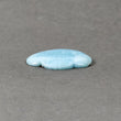 LARIMAR Gemstone Carving : 27.70cts Natural Untreated Unheated Blue Larimar Hand Carved Cloud 33*27mm