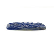 Sapphire Gemstone Carving : 107.50cts Natural Untreated Unheated Blue Sapphire Hand Carved Cushion Shape 56.5*29mm