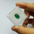 Emerald Gemstone Cabochon : 3.25cts Natural Untreated Unheated Green Emerald Oval Shape 13.5*8.5mm