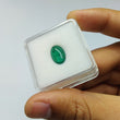Emerald Gemstone Cabochon : 3.25cts Natural Untreated Unheated Green Emerald Oval Shape 13.5*8.5mm