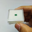 Emerald Gemstone Normal Cut : 0.40cts Natural Untreated Unheated Green Emerald Cushion Shape 5*3.5mm