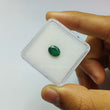 Emerald Gemstone Normal Cut : 1.85cts Natural Untreated Unheated Green Emerald Oval Shape 9*7mm