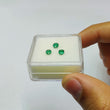 Emerald Gemstone Normal Cut : 1.00cts Natural Untreated Unheated Green Emerald Oval Shape 5*4mm - 6*4mm 3pcs Set