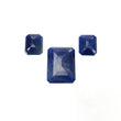 Sapphire Gemstone Normal Cut : 36.15cts Natural Untreated Blue Sapphire Cushion Shape 12*10mm - 20*15mm 3pcs