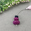 RUBY And Sapphire Gemstone Carving Loose Beads : 70.00cts Natural Untreated Red Ruby Hand Carved Melon Beads 11mm - 20mm