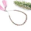 Watermelon TOURMALINE Gemstone Loose Beads: 27.35cts Natural Bi-Color Tourmaline Oval Shape Plain Nuggets 5*4mm - 8*6mm 8"