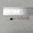 Blue & Multi SAPPHIRE Gemstone 925 Sterling Silver Beaded Earrings : 19.45cts Natural Sapphire Drop Dangle Hook Earring 3.25"