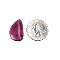 Pink Tourmaline Gemstone Tumble : 17.35cts Natural Untreated Tourmaline Uneven Shape Cabochon 24*15mm