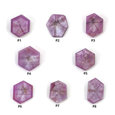 Hexagon Shape Sapphire