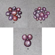 स्टार नीलम रत्न कैबोचोन: प्राकृतिक अनुपचारित अनन्य दुर्लभ रिकॉर्ड कीपर गुलाबी नीलम 6 रे स्टार ओवल आकार