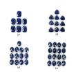 Sapphire Gemstone Normal & Checker Cut : Natural Untreated Unheated Blue Sapphire Oval Cushion Triangle Shape Lots