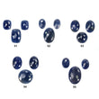 Sapphire Gemstone Rose & Checker Cut : Natural Untreated Unheated Blue Sapphire Oval Round Cushion Shape Lots