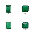 Emerald Gemstone Normal Cut : Natural Untreated Unheated Green Emerald Octagon Shape For Jewelry