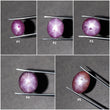 Exclusive Rare Record Keeper STAR SAPPHIRE Gemstone Cabochon : Natural Untreated African Pink Sapphire 6Ray Star Oval Shape