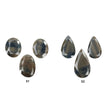 Golden Brown CHOCOLATE BLUE Sheen SAPPHIRE Gemstone Normal Cut : Natural Untreated Sapphire Uneven Pear Shape Sets