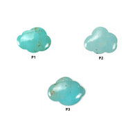 नीला फ़िरोज़ा रत्न नक्काशी: प्राकृतिक अनुपचारित बिना गरम किया हुआ एरिज़ोना फ़िरोज़ा हाथ से नक्काशीदार बादल
