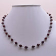 Gemstone Beaded Necklace : Genuine 100% Natural Untreated Red Ruby Gemstones Round Balls 925 Sterling Silver Chain Necklace 18" Gift for HER