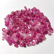 सीलोन गुलाबी नीलम रफ: सीलोन गुलाबी नीलम रफ खनिज आकार 4 मिमी से नीचे 20.00cts आभूषण के लिए लॉट