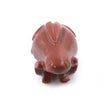 Synthetic SUNSTONE Gemstone FROG Carving : 110.00cts  Sunstone Gemstone Hand Carved Frog Cabochon 41*24mm*18(h) Animal Carving