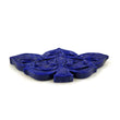 LAPIS LAZULI Gemstone Carving : 36cts 100% Natural Untreated Blue Lapis Gemstone Hand Carved Uneven Shape 49*29mm 1Pc For Jewelry