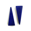 LAPIS LAZULI Gemstone Cabochon : 51.50cts 100% Natural Untreated Blue Lapis Gemstone Uneven Shape Cabochon 44*16mm Pair For Jewelry