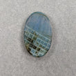 BLUE LABRADORITE Gemstone CARVING : 26cts Natural Untreated Labradorite Gemstone Oval Shape Hand Carved 30*19mm*6(h) 1pc For Pendant