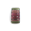 Watermelon TOURMALINE Gemstone CARVING : 9.00cts Natural Untreated Tourmaline Gemstone Uneven Shape Hand Carved 19*10mm*7(h) 1 pc For Ring