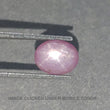 स्टार नीलम रत्न कैबोचोन: 10cts प्राकृतिक अनुपचारित 6Ray गुलाबी स्टार नीलम रत्न ओवल कैबोचोन 9*8mm*5.5(h) - 9*6.5mm*4.5(h) 3pcs