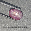 STAR SAPPHIRE Gemstone Cabochon : 8.50cts Natural Untreated 6Ray Pink Star Sapphire Gemstone Oval Cabochon 10*7mm*4.5(h) - 9.5*7mm*4(h) 3pcs