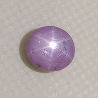 STAR African SAPPHIRE Gemstone Cabochon : 4.00cts Natural Untreated Unheated 6Ray Pink Star Sapphire Oval Shape 8.5*8mm*5(h) (With Video)