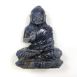 BLUE SAPPHIRE Gemstone Buddha Carving : 197cts Natural Untreated Sapphire Gemstone Hand Carved BUDDHA Sculpture Figurine 47*34mm*16(h) 1pc