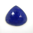 LAPIS LAZULI Gemstone Cut : 33.80cts Natural Untreated Unheated Blue Lapis Gemstone Heart Shape Rose Cut 29*28mm*6(h) 1pc For Pendant