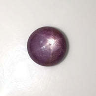 Milky STAR SAPPHIRE Gemstone Cabochon : 15.47cts Natural Untreated 6Ray Star Sapphire Gemstone Round Cabochon 13mm*8(h) 1pc For Jewelry