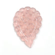 ONYX Gemstone MEDIUM LEAF Carving : 29.00cts Natural Onyx Gemstone One Sided Hand Carved Medium Size Indian Leaf 43*29mm 1pc For Pendant