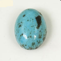 किंगमैन एरिज़ोना ब्लू फ़िरोज़ा रत्न: 16cts प्राकृतिक स्लीपिंग ब्यूटी फ़िरोज़ा रत्न ओवल आकार काबोचोन 20*15mm*9(h) 1pc