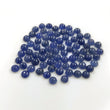 BLUE SAPPHIRE Gemstone Cabochon : 29.70cts Natural Untreated Unheated Sapphire Gemstone Round Shape Cabochon 4mm 79pcs Lot For Jewelry