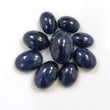 BLUE SAPPHIRE Gemstone Cabochon : 107.50cts Natural Untreated Sapphire Gemstone Oval Shape Cabochon 13*9.5mm - 19*14mm 9pcs Lot For Jewelry