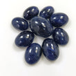 BLUE SAPPHIRE Gemstone Cabochon : 107.50cts Natural Untreated Sapphire Gemstone Oval Shape Cabochon 13*9.5mm - 19*14mm 9pcs Lot For Jewelry
