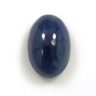BLUE SAPPHIRE Gemstone Cabochon : 13.00cts Natural Untreated Unheated Sapphire Gemstone Oval Shape Cabochon 16*11mm*7(h) 1pc For Pendant