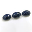 BLUE SAPPHIRE Gemstone Cabochon : 48.50cts Natural Untreated Sapphire Gemstone Oval Shape Cabochon 16.5*13mm*7(h) 3pcs Set For Jewelry