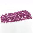 Raspberry SAPPHIRE Gemstone Rose Cut : 27.15cts Natural Untreated Sheen Pink Sapphire Round Shape 4mm 68pcs (With Video)