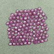 Raspberry Sheen PINK SAPPHIRE Gemstone Cut September Birthstone : 40.25cts Natural Untreated Sapphire Gemstone Round Shape Rose Cut 4mm 81pcs Lot For Jewelry