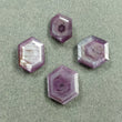Raspberry Sheen PINK SAPPHIRE Gemstone Cut September Birthstone : 24.50cts Natural Untreated Sapphire Hexagon Normal Cut 12*9mm - 15.5*12.5mm 4pcs For Jewelry