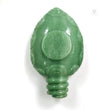 GREEN AVENTURINE Gemstone Sculpture : 156.00gms Natural Aventurine Gemstone Hand Carved BOWL Sculpture Figurine 170*100mm*50(h)